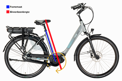 Vlot strand licht Framemaat berekenen elektrische fiets | Freebike